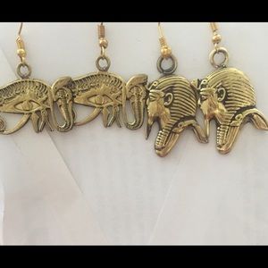 Egyptian brass earning Hieroglyphics Hours Eye